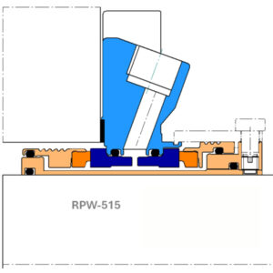 RPW-515 Mechanical Seal – Rotary Pusher Wet Single Cartridge Design