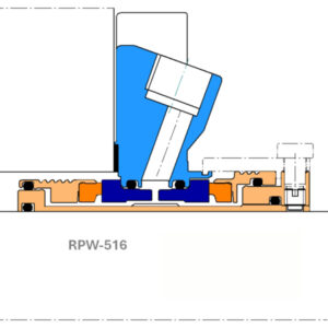 RPW-516 Flow-Induced Rotary Pusher Wet Seal – Double Cartridge Mechanical Seal