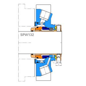 High-Efficiency SPW131 Single Cartridge Mechanical Seal