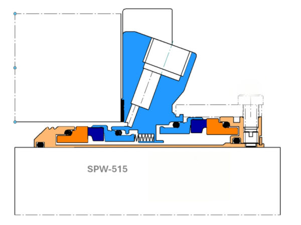 Double Cartridge Seal SPW-515 – Durable Industrial Mechanical Seal