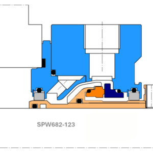 Single Cartridge Mechanical Seal SPW682-123