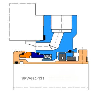 SPW682-131 High-Performance Single Cartridge Seal for Pumps
