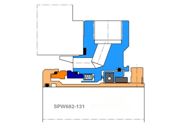 SPW682-131 High-Performance Single Cartridge Seal for Pumps